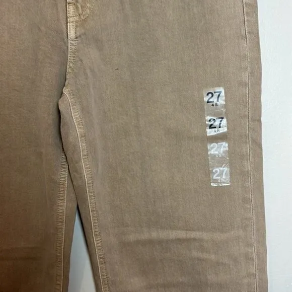 GAP Mid Rise '90s Loose Low Stretch Jeans with Washwell in Khaki Tan