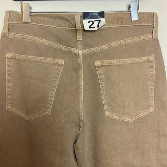 GAP Mid Rise '90s Loose Low Stretch Jeans with Washwell in Khaki Tan