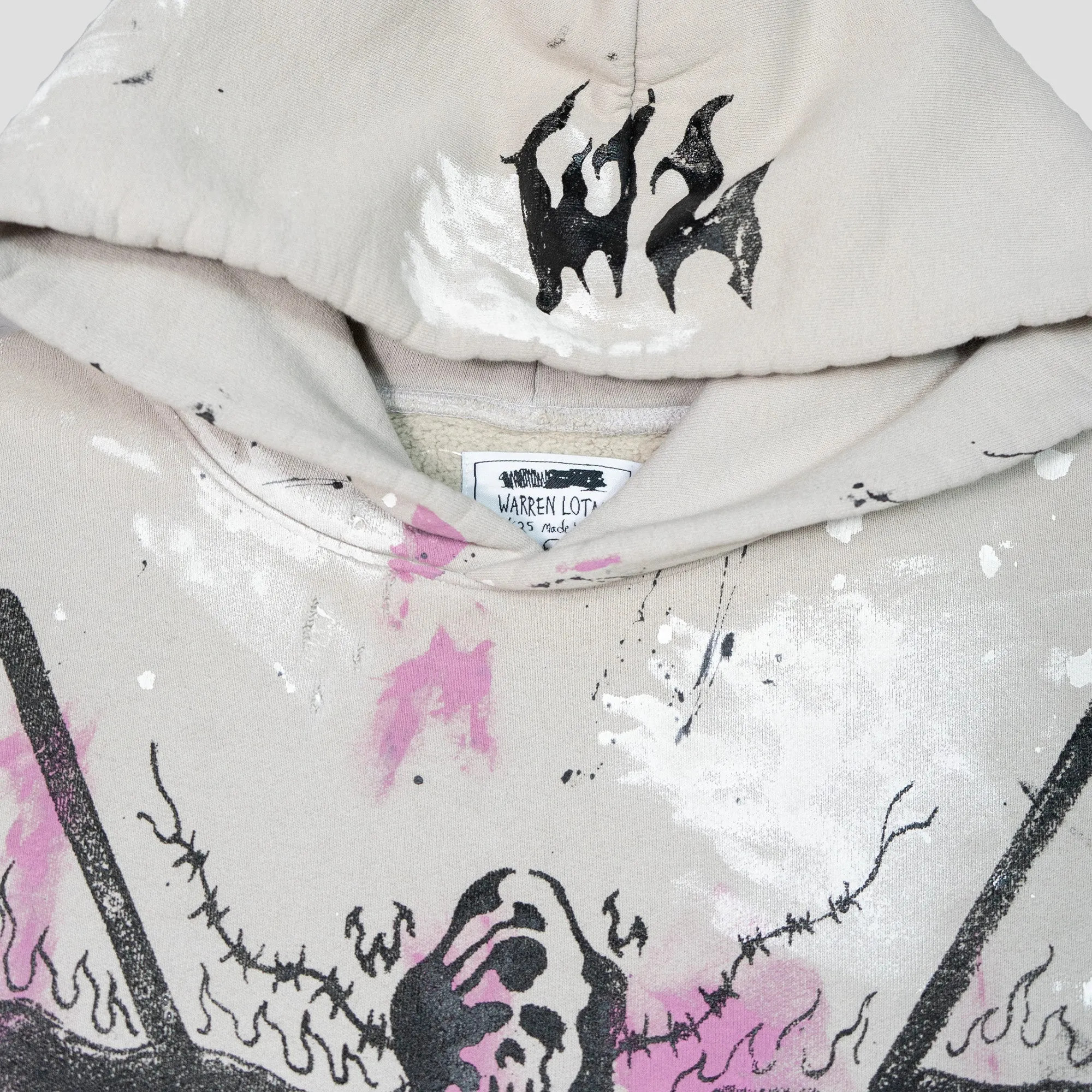 GARAGE PAINTED REAPER HOODIE