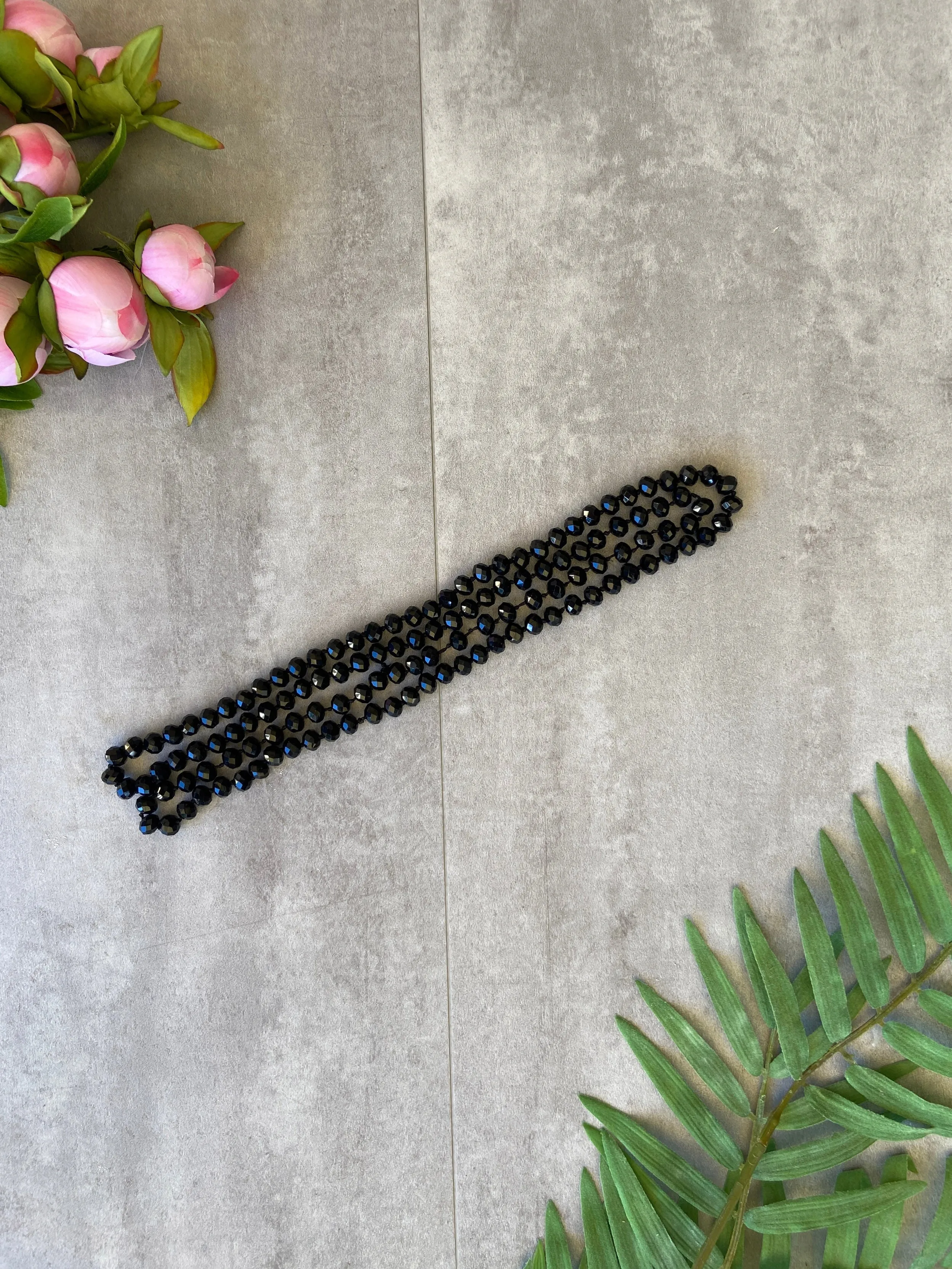 Gemma Necklace in Onyx