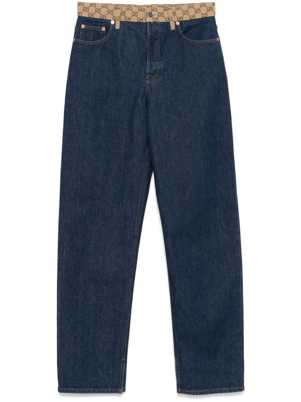 Gg detail boyfriend denim jeans