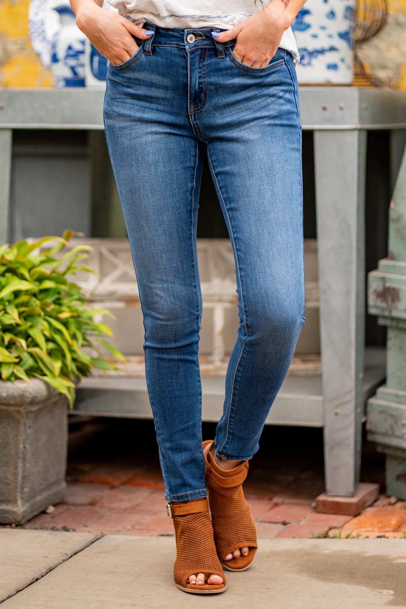 Gianna Mid Rise Skinny