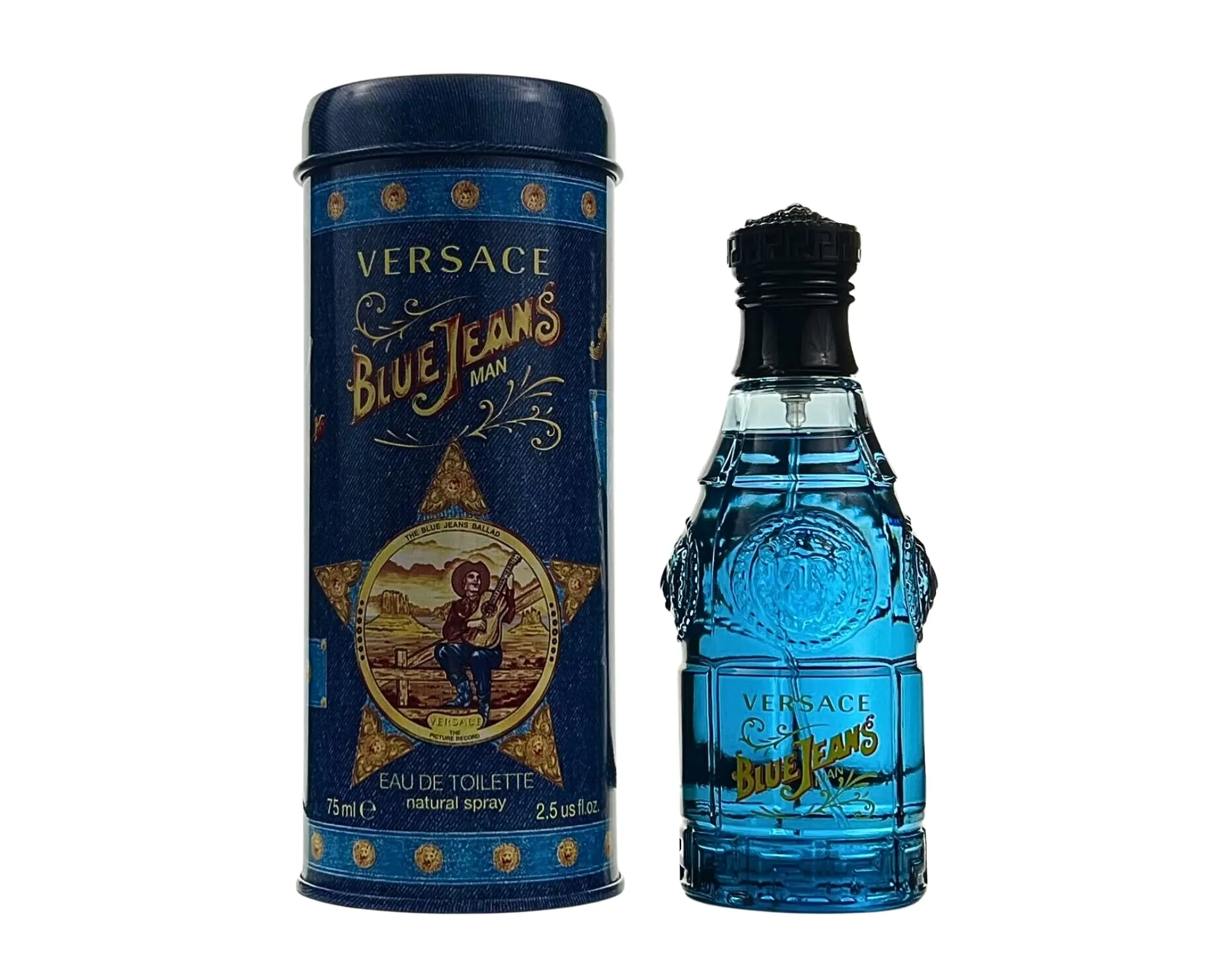 Gianni Versace Blue Jeans Eau De Toilette for Men
