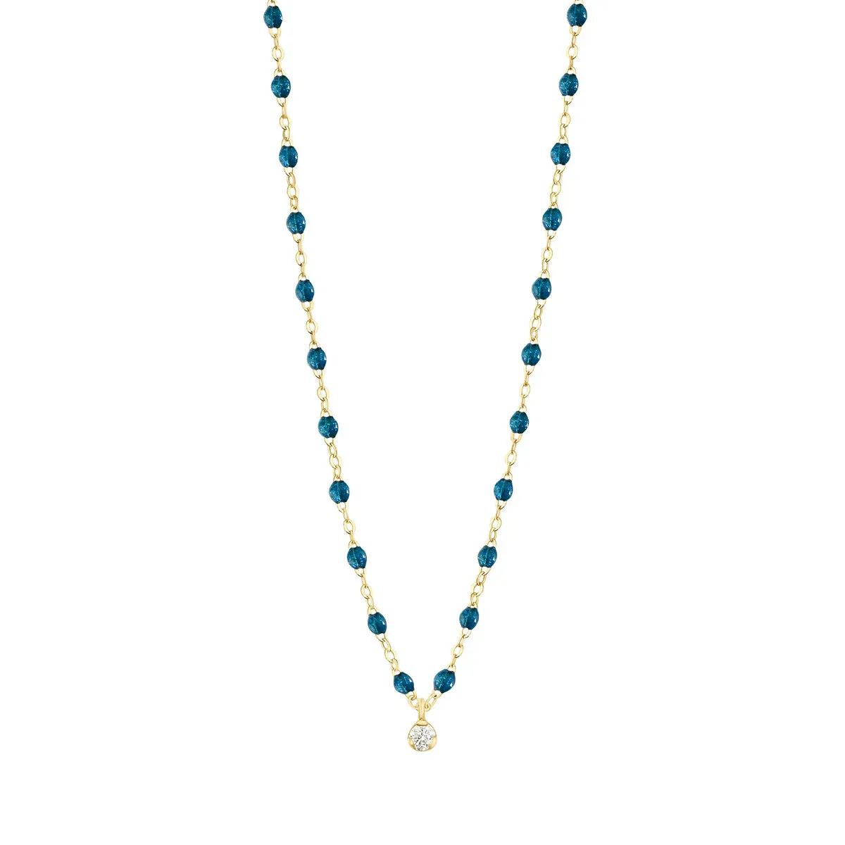 Gigi Clozeau Supreme Classic 1 Diamond Necklace Jungle & Yellow Gold
