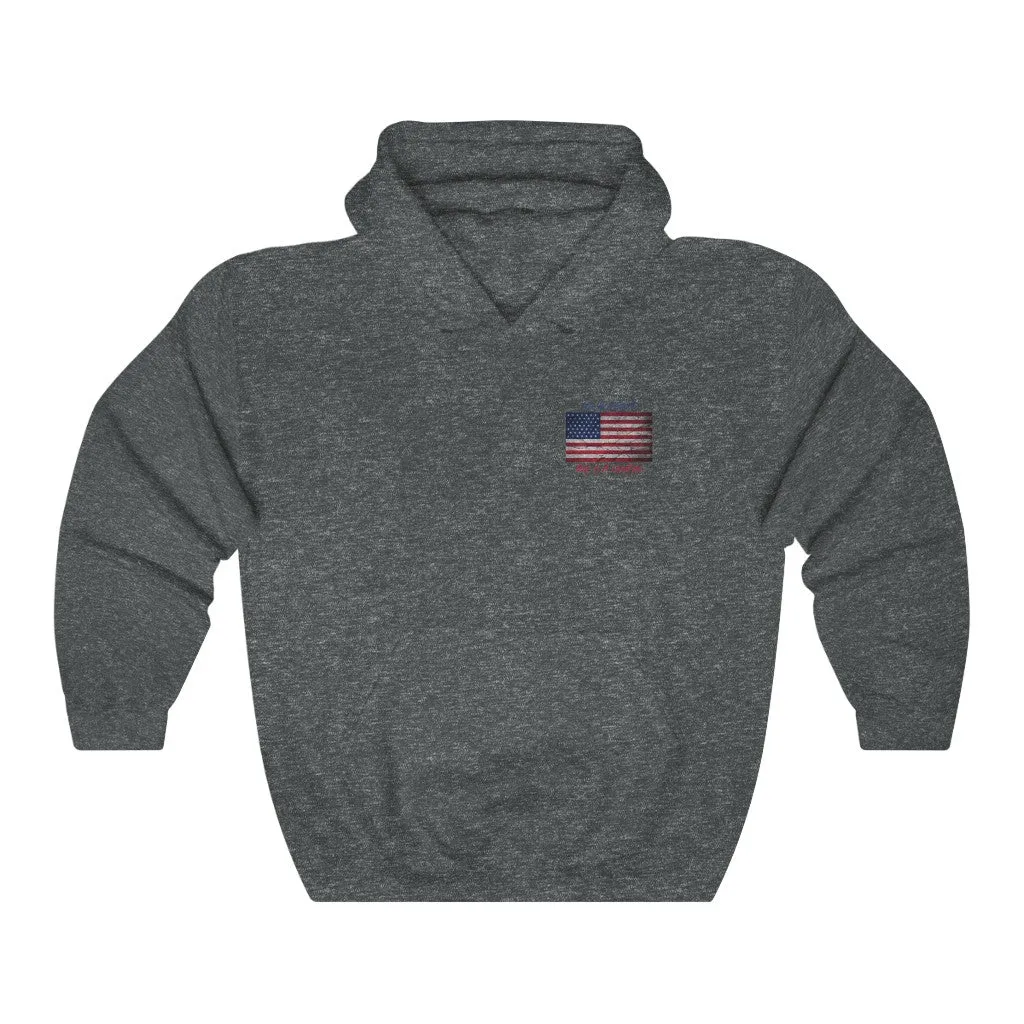 Golf Vintage American Flag 2-Sided Hoodie