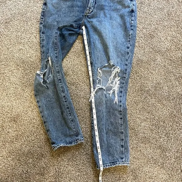 Good American Jeans Good Classic Distressed Icon Indigo Size 8/29