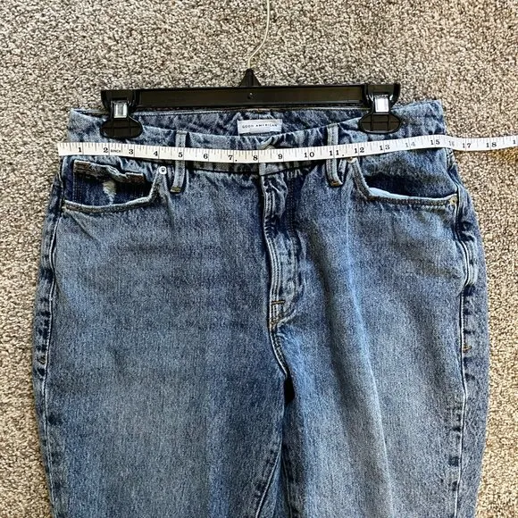 Good American Jeans Good Classic Distressed Icon Indigo Size 8/29