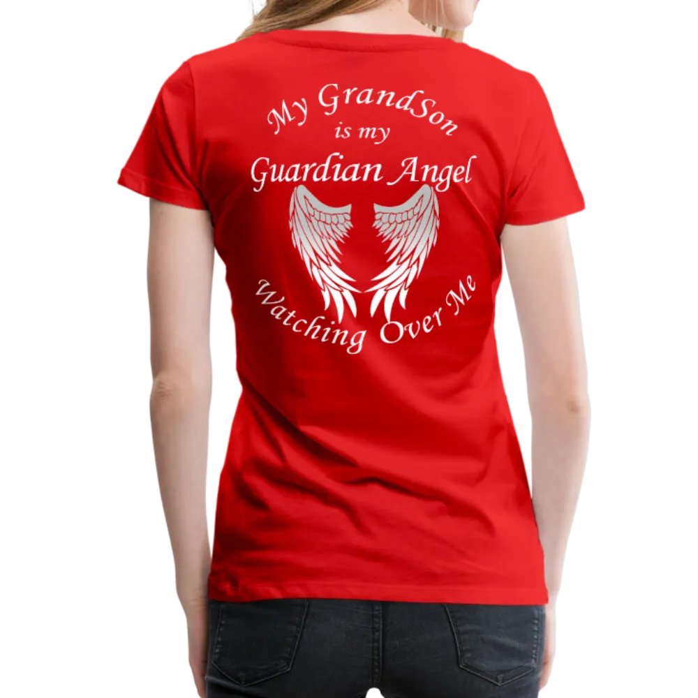 Grandson Guardian Angel Women’s Premium T-Shirt (CK1472W)