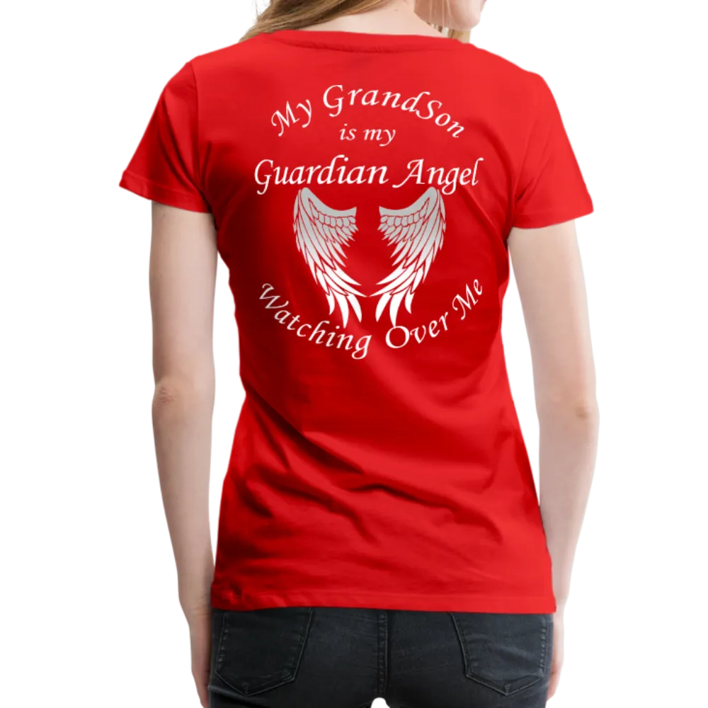 Grandson Guardian Angel Women’s Premium T-Shirt (CK1472W)