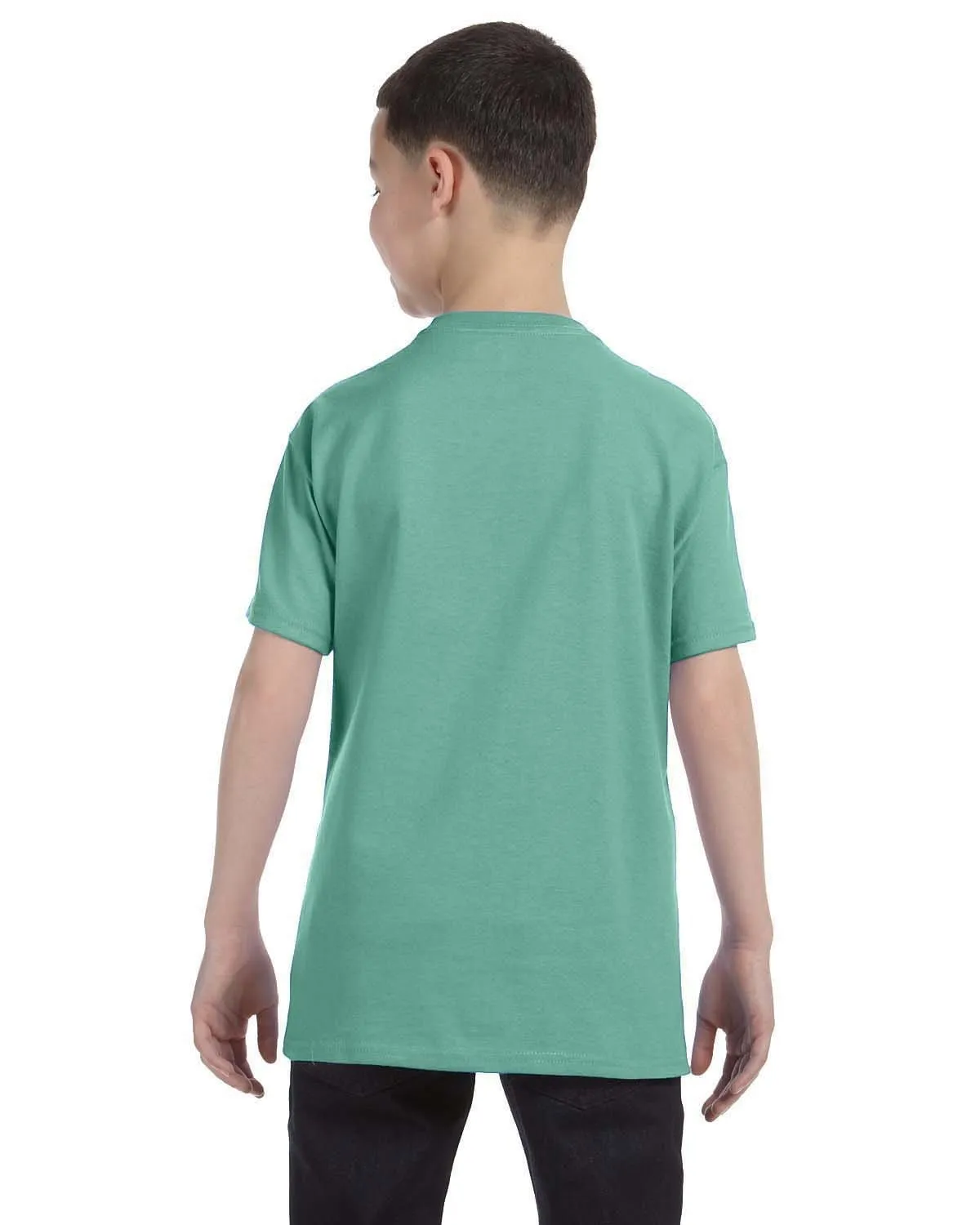 Hanes Youth Authentic-T T-Shirt | Clean Mint