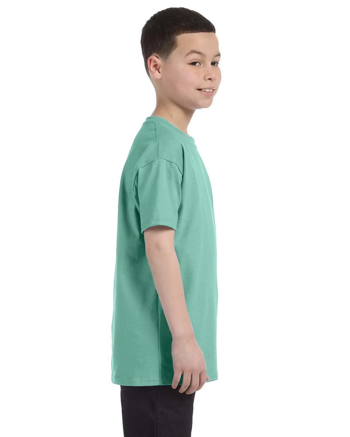 Hanes Youth Authentic-T T-Shirt | Clean Mint