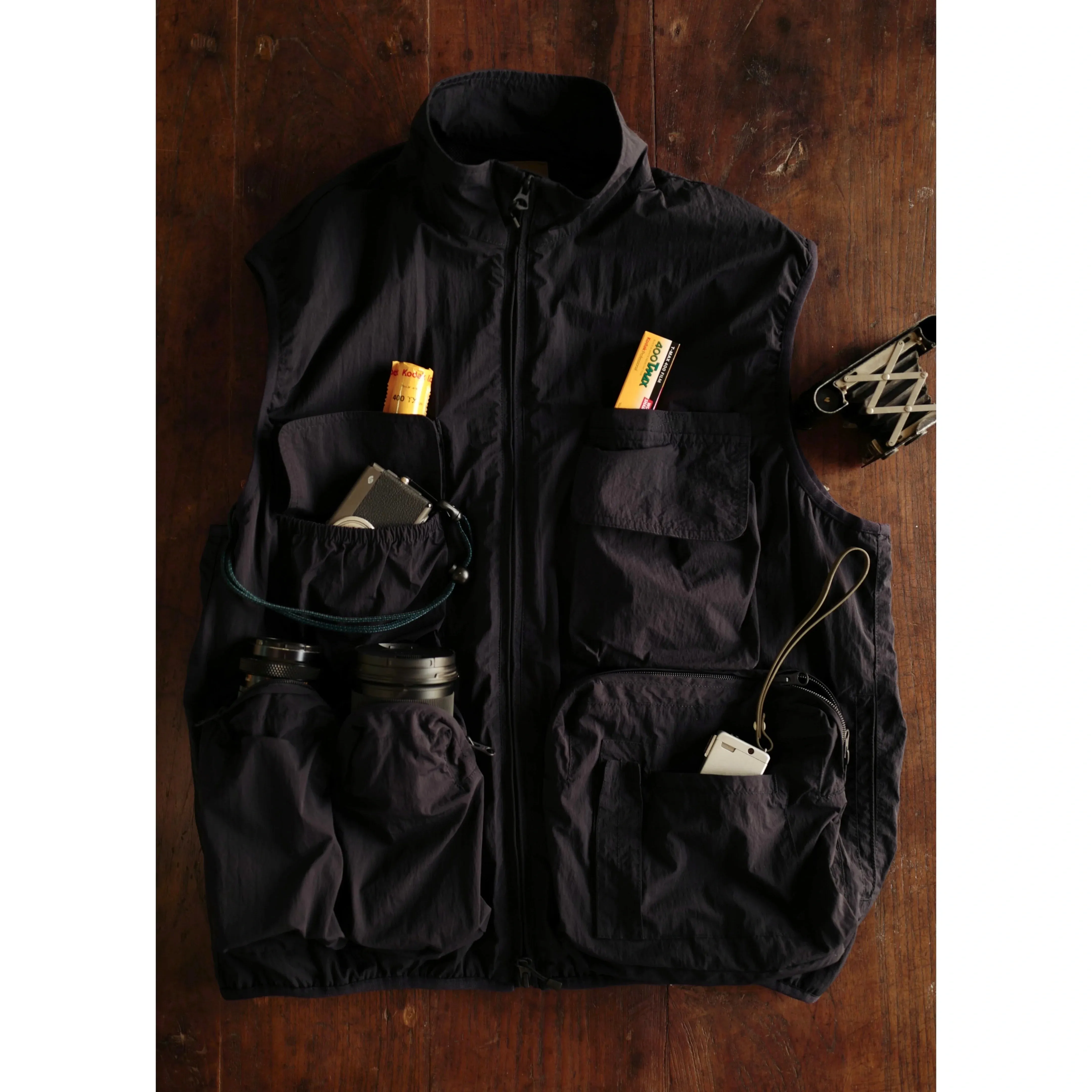 High-Density Multi-Pocket Photographer Vest