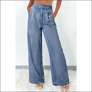 High Waist Wide Leg Jeans: your Curvy Companion for Life’s Twists! 👖✨