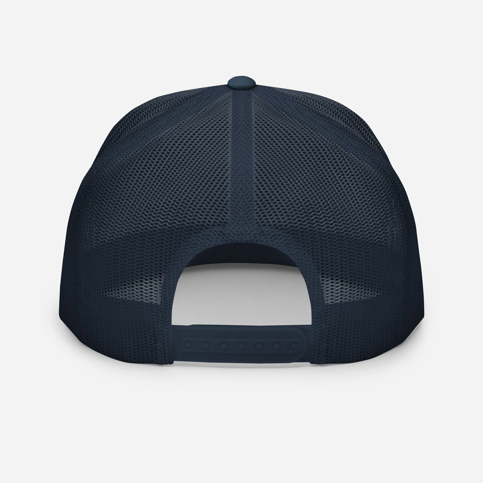 Homewood CA Flag Snowboard Trucker Cap