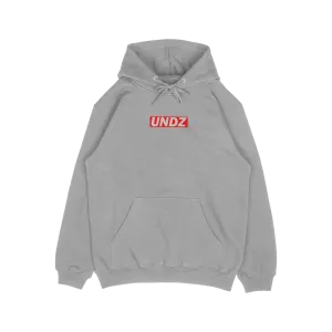 HOODIE GREY - UNDZ CLASSIC RED