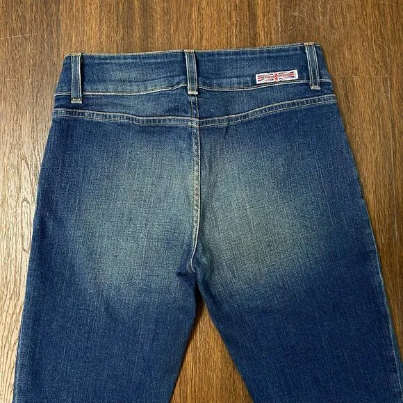 Hudson Retro Boho Sailor Flare Trouser Jeans Size 28/6 Patch Pockets