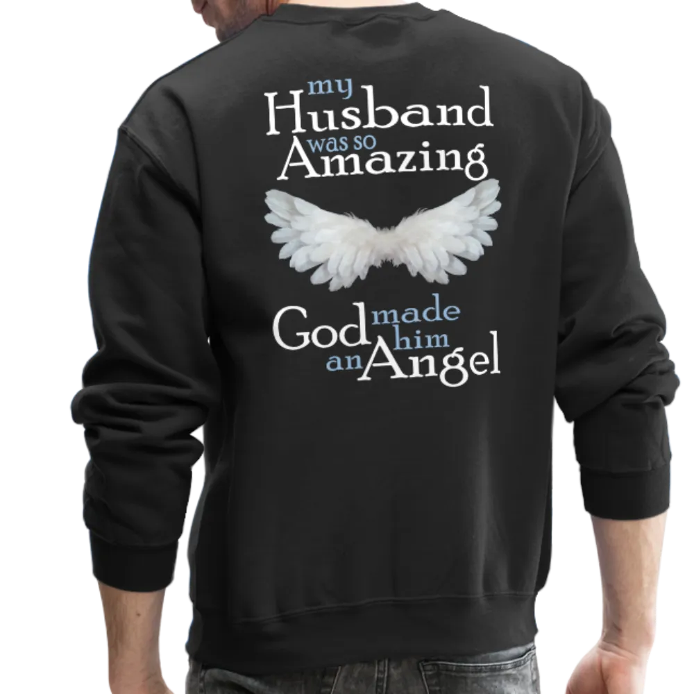 Husband Amazing Angel Crewneck Sweatshirt