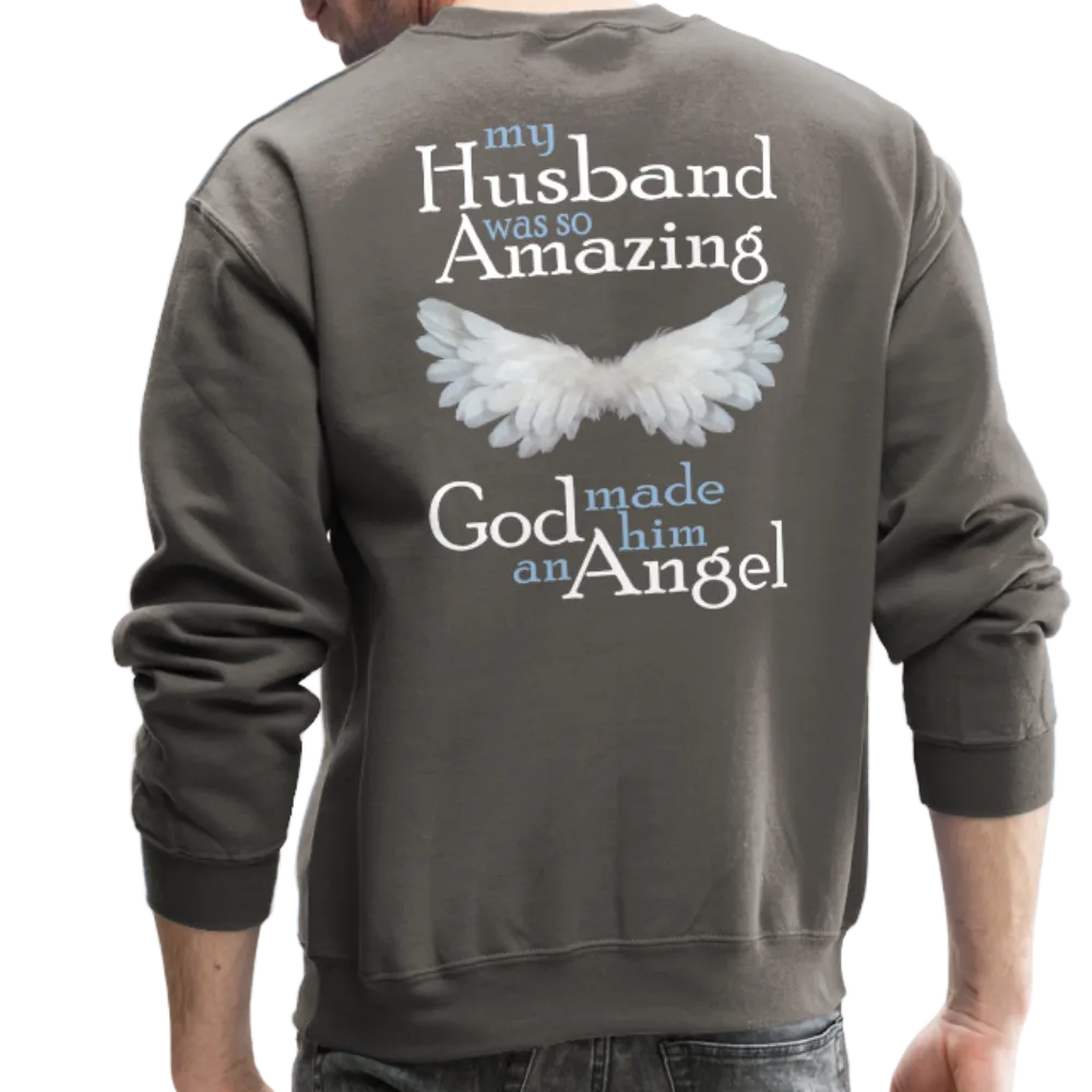 Husband Amazing Angel Crewneck Sweatshirt