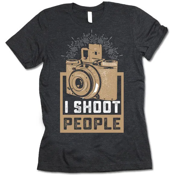 I Shoot People Photographer T-Shirt
