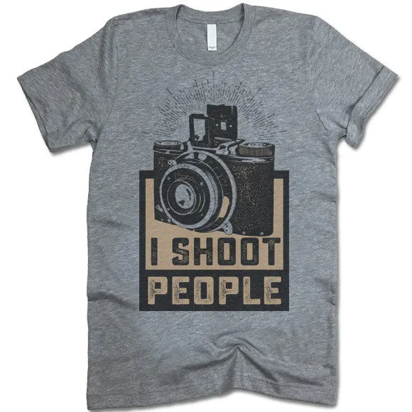 I Shoot People Photographer T-Shirt