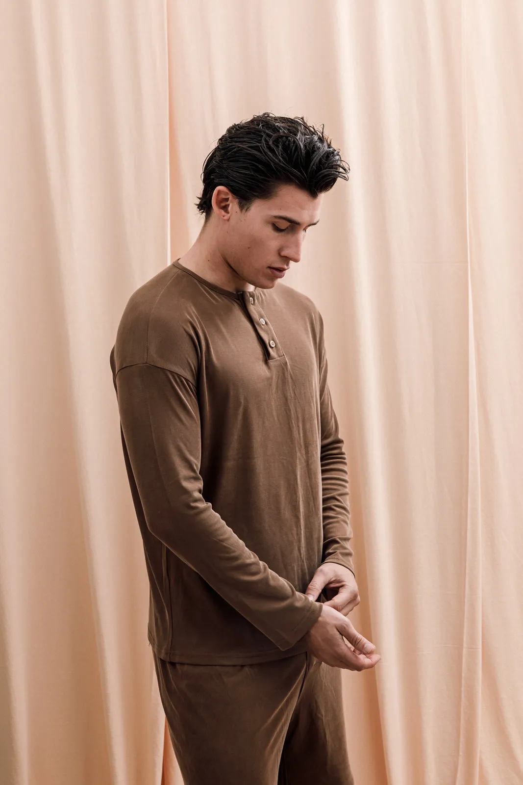 Iberis Ribbed T-shirt Brown