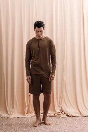 Iberis Ribbed T-shirt Brown