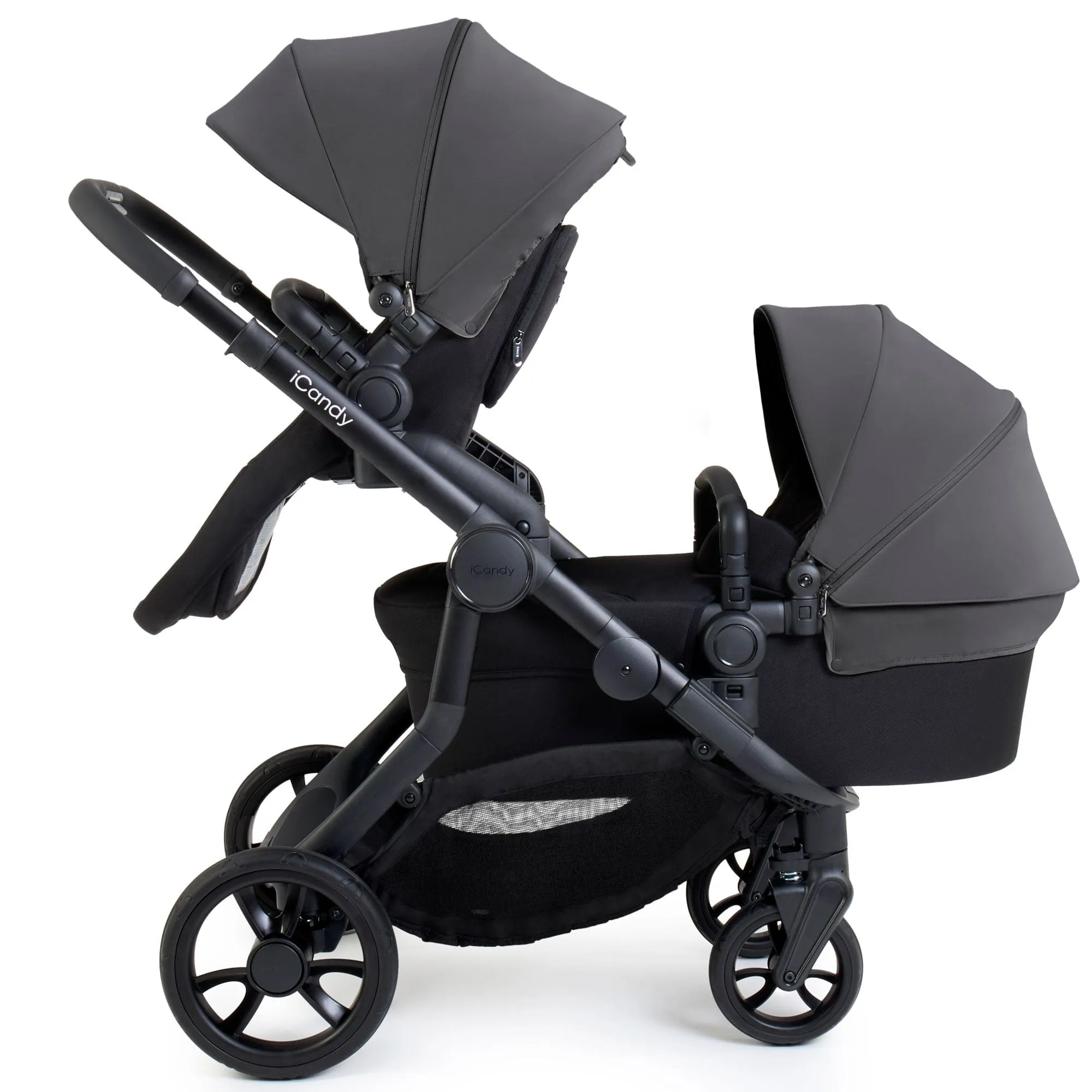iCandy Orange 4 Double Cybex Travel System in Fossil
