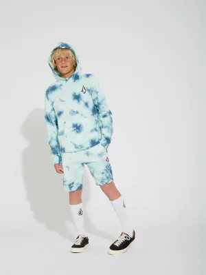 Iconic Stone Plus Kapuzenpullover - TEMPLE TEAL - (KINDER)