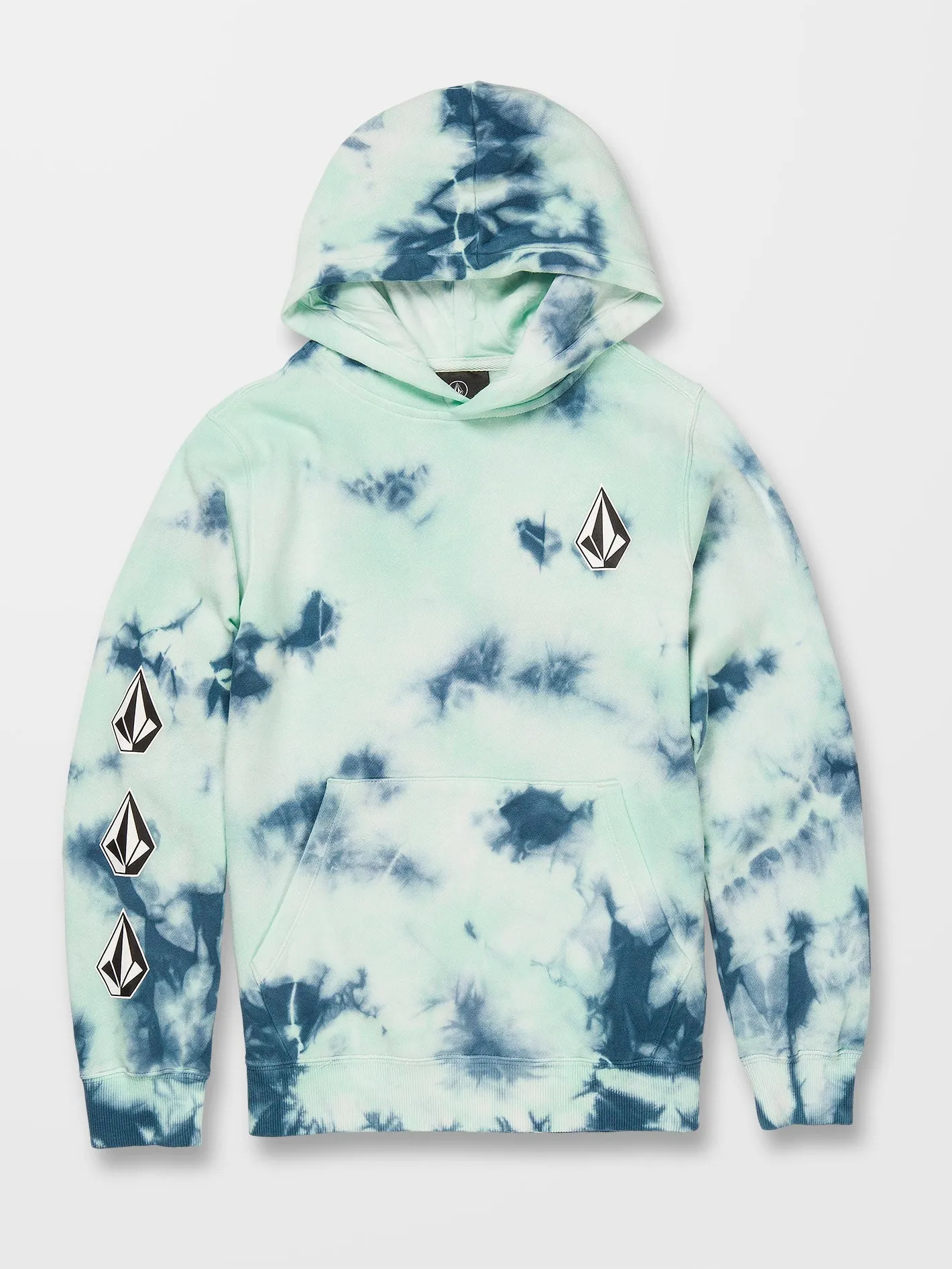 Iconic Stone Plus Kapuzenpullover - TEMPLE TEAL - (KINDER)