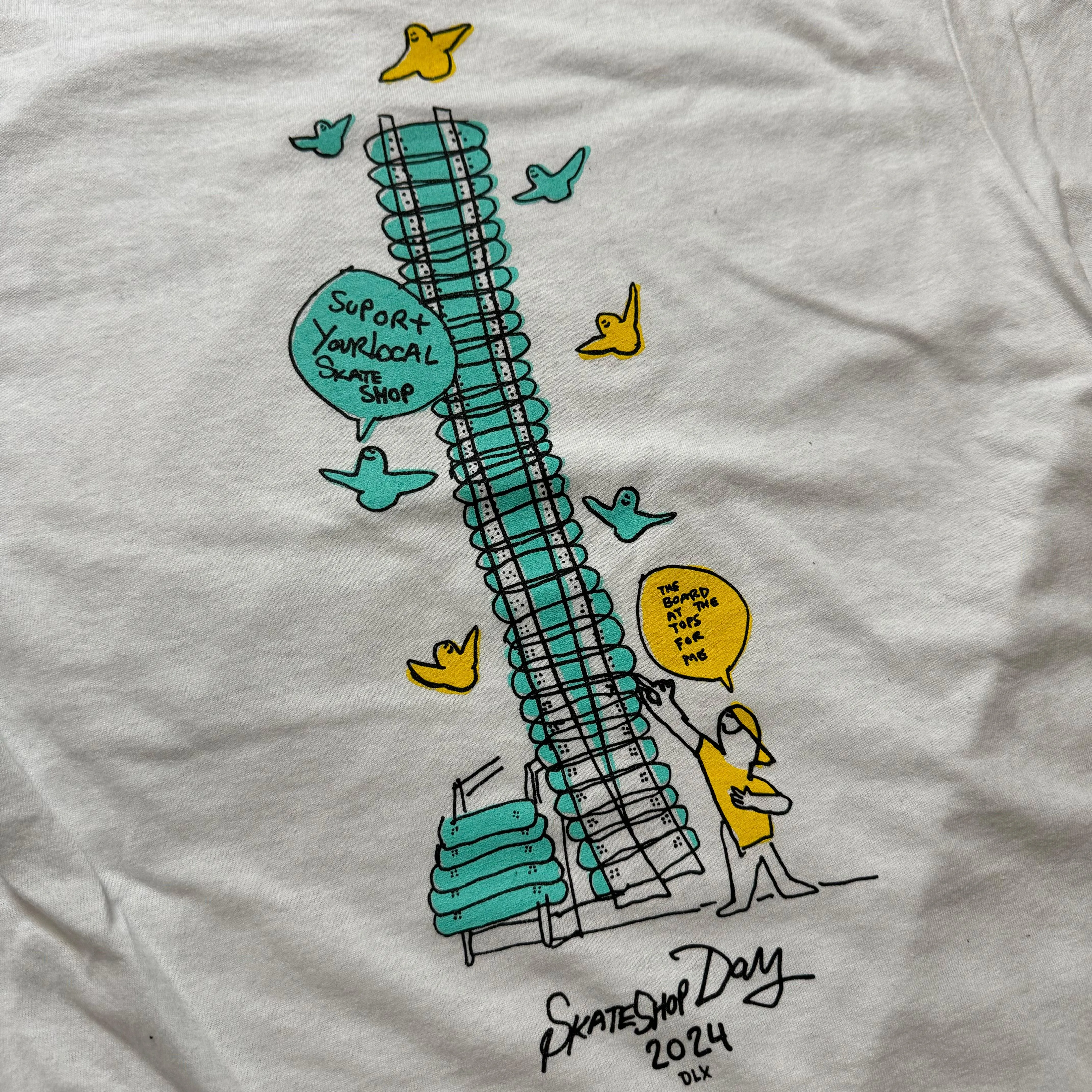 IMPACT Gonz SSD Deck Wall Tee White