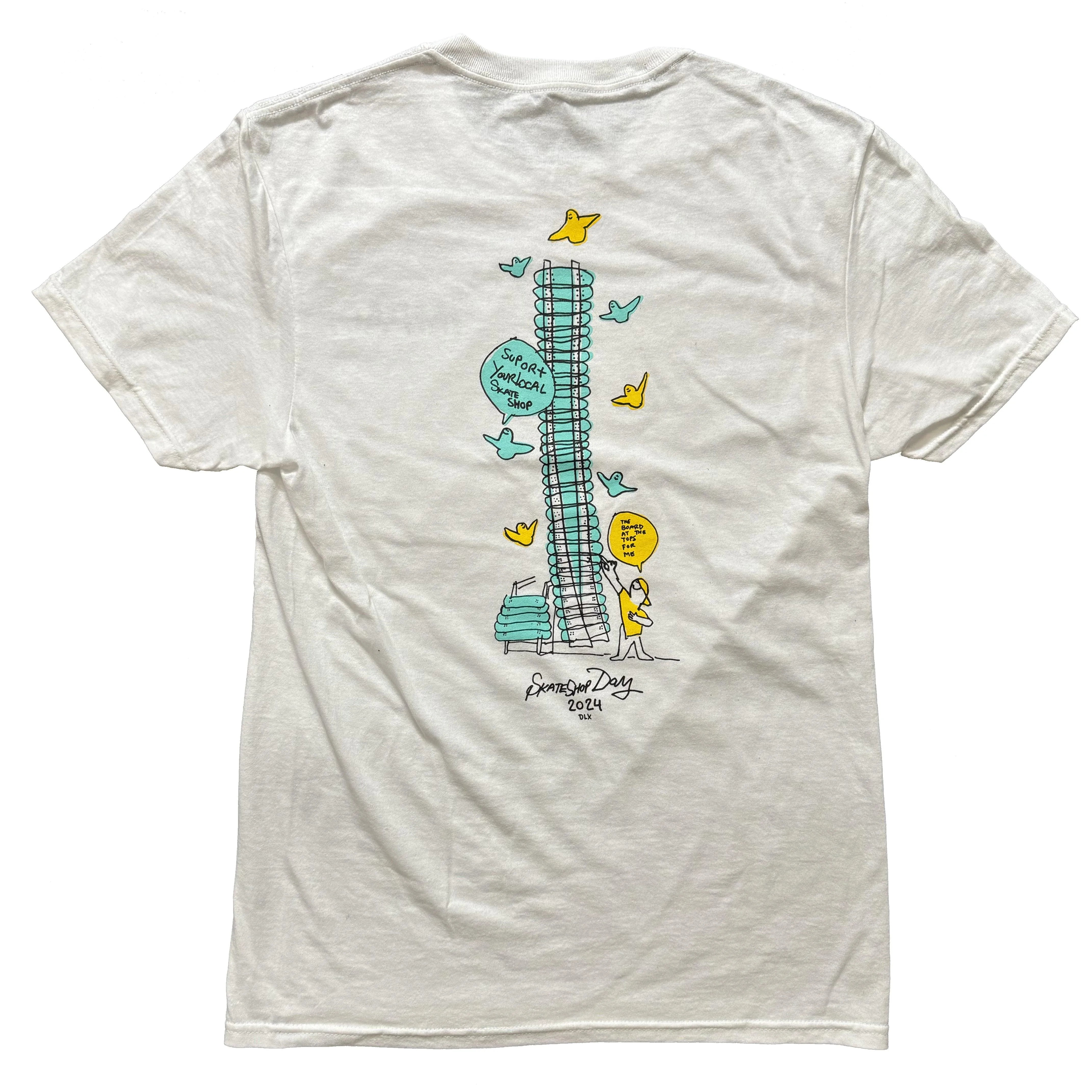 IMPACT Gonz SSD Deck Wall Tee White