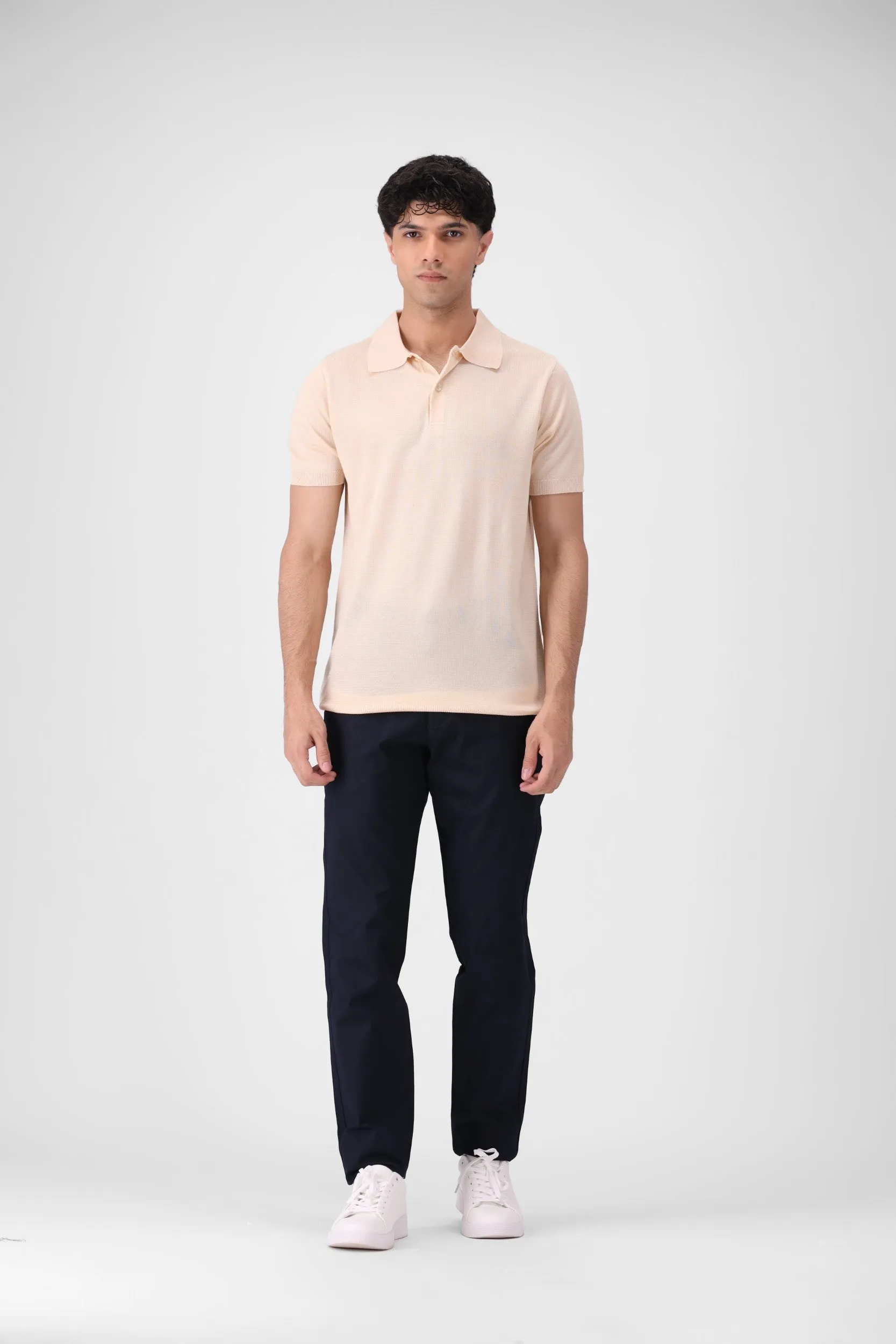 Ivory White Polo Shirt
