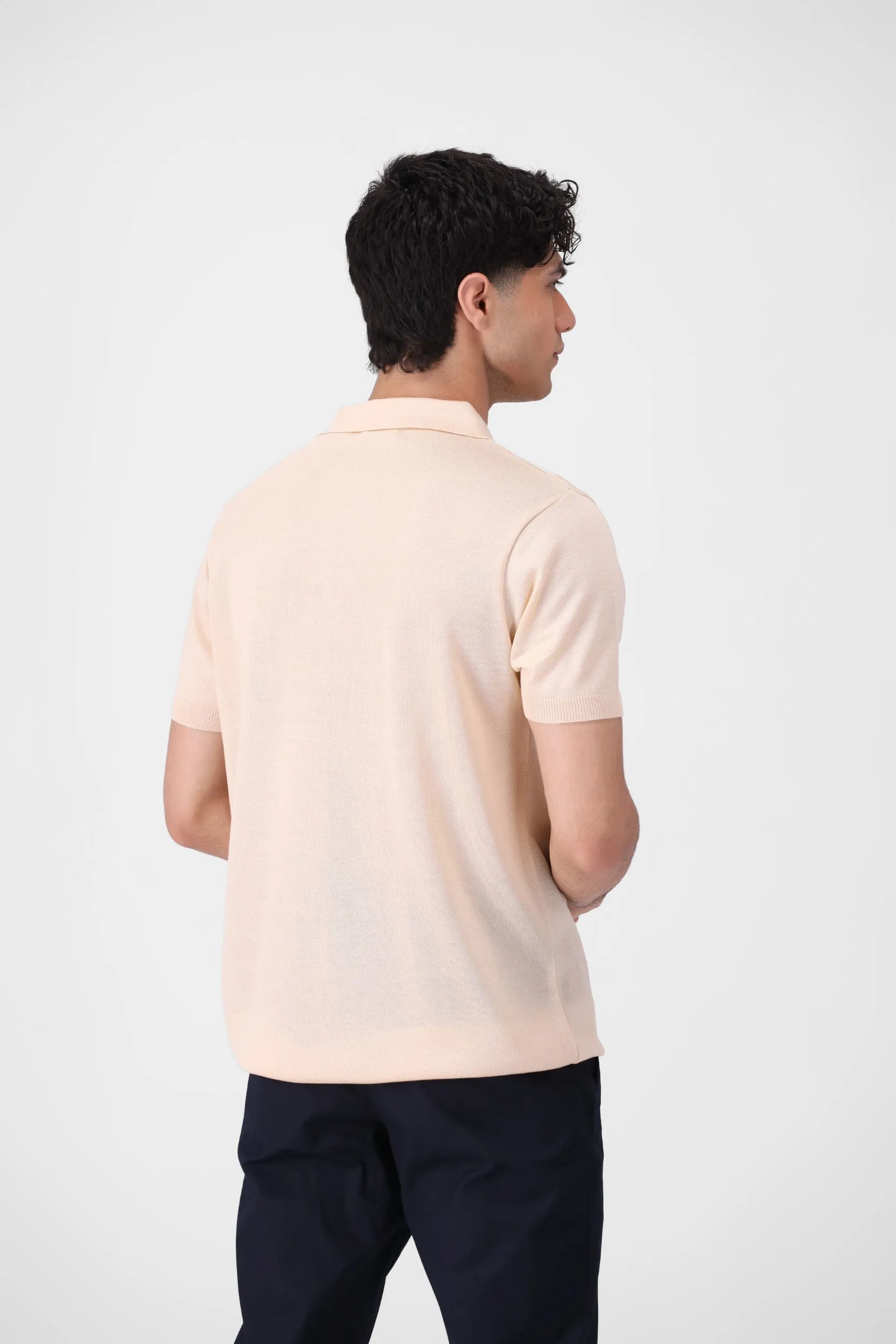 Ivory White Polo Shirt