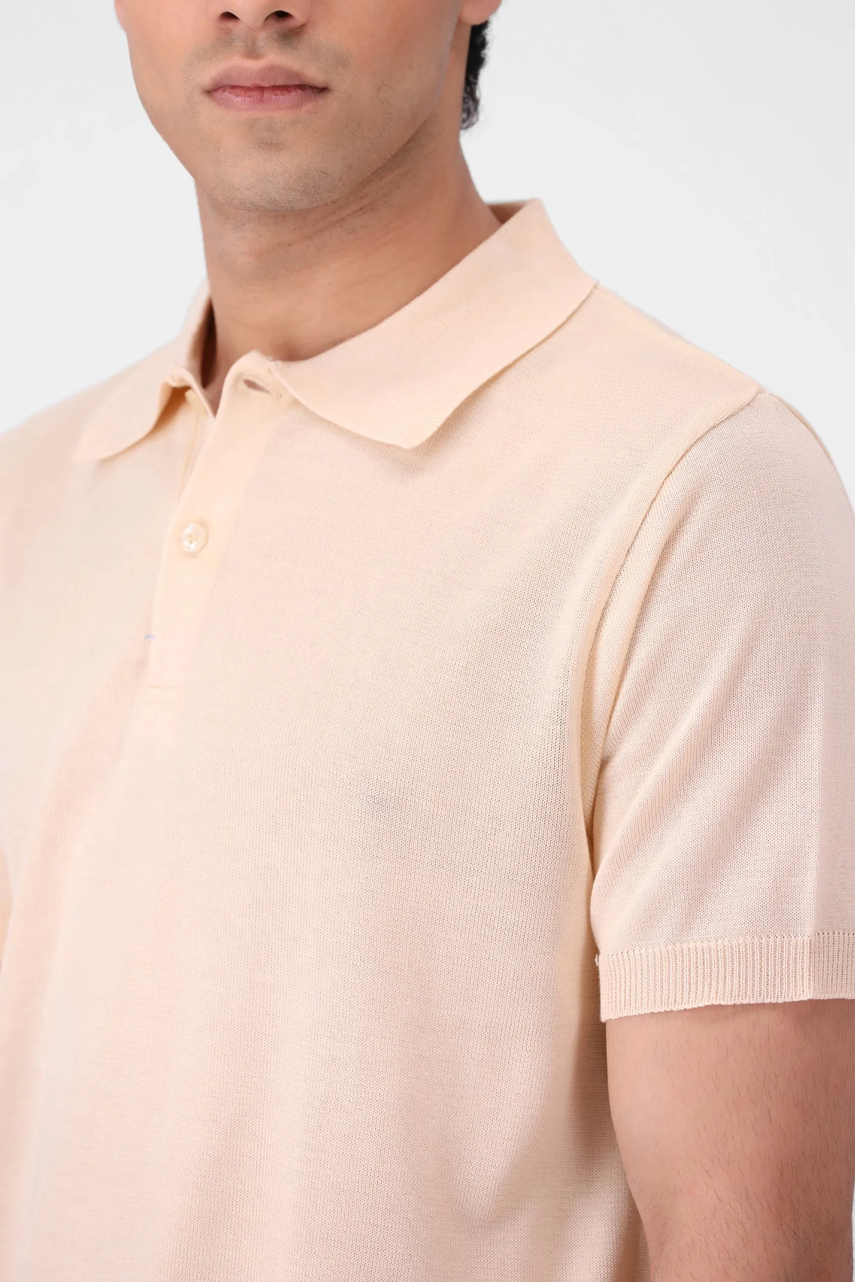Ivory White Polo Shirt