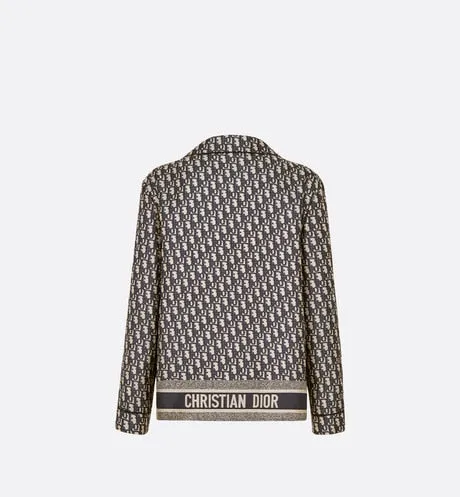 Jacket • Blue Dior Oblique Silk Twill