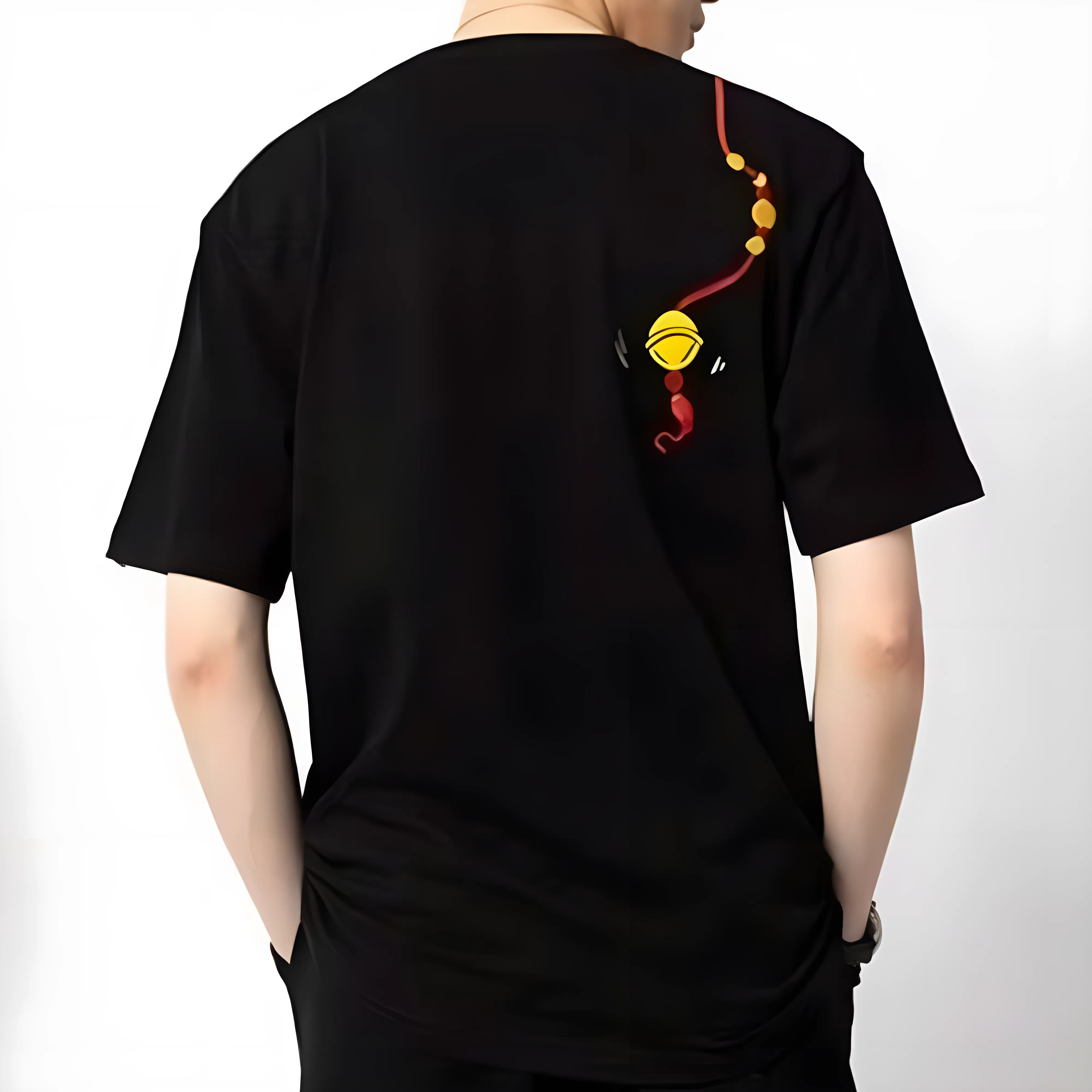 Japanese Lion Embroidered T-shirt