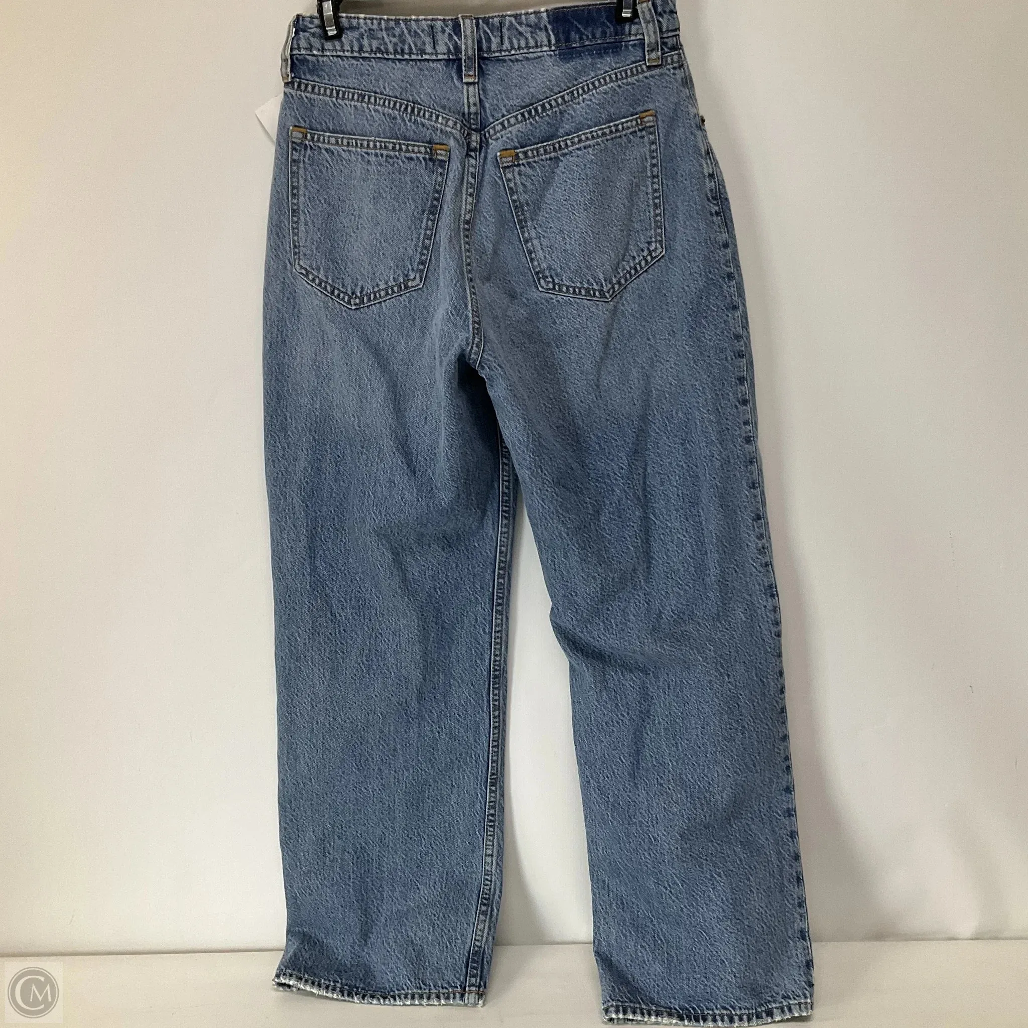 Jeans Straight By Abercrombie And Fitch In Blue Denim, Size: 2
