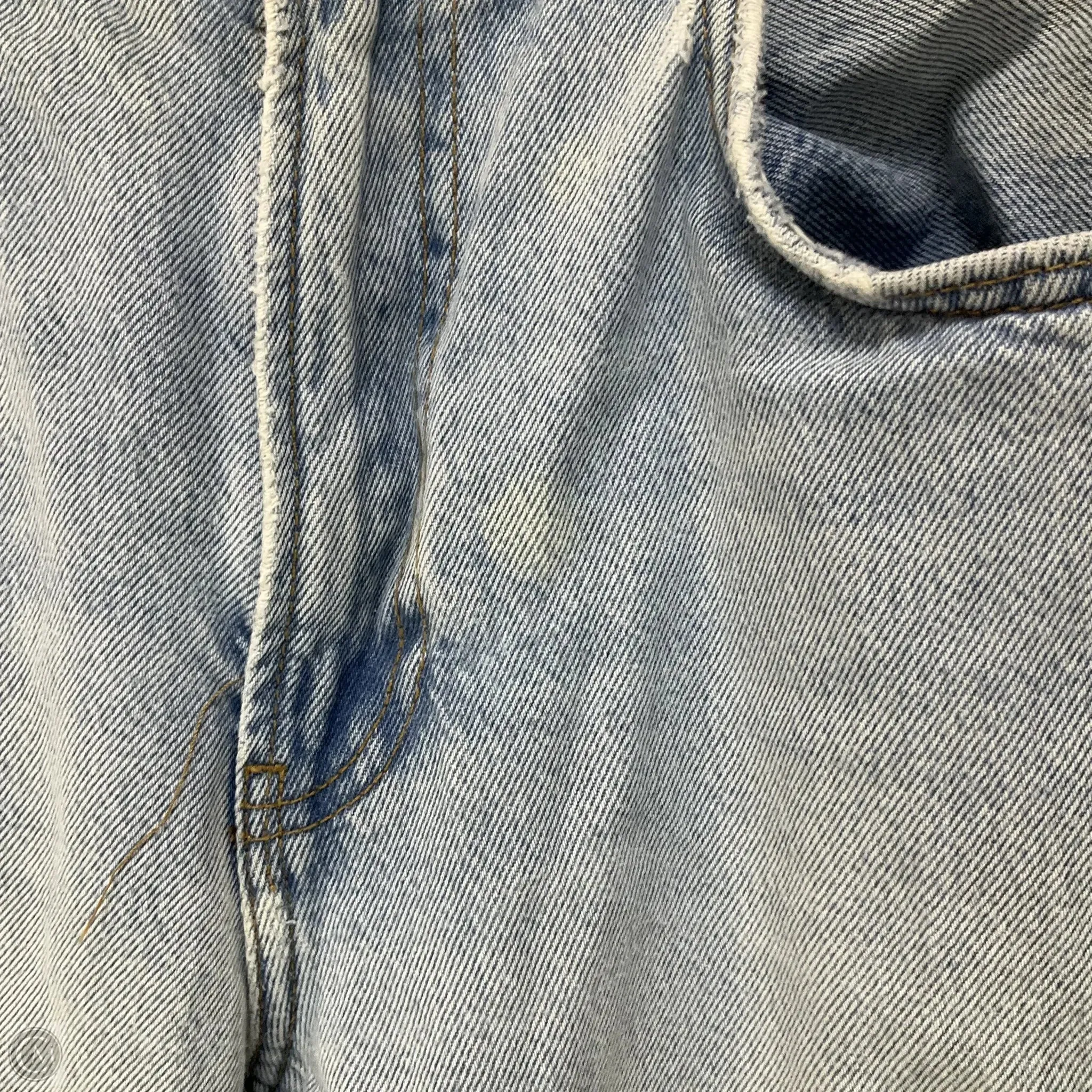 Jeans Straight By Reformation In Blue Denim, Size: 8