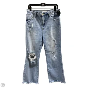 Jeans Wide Leg By Risen In Blue Denim, Size: 12