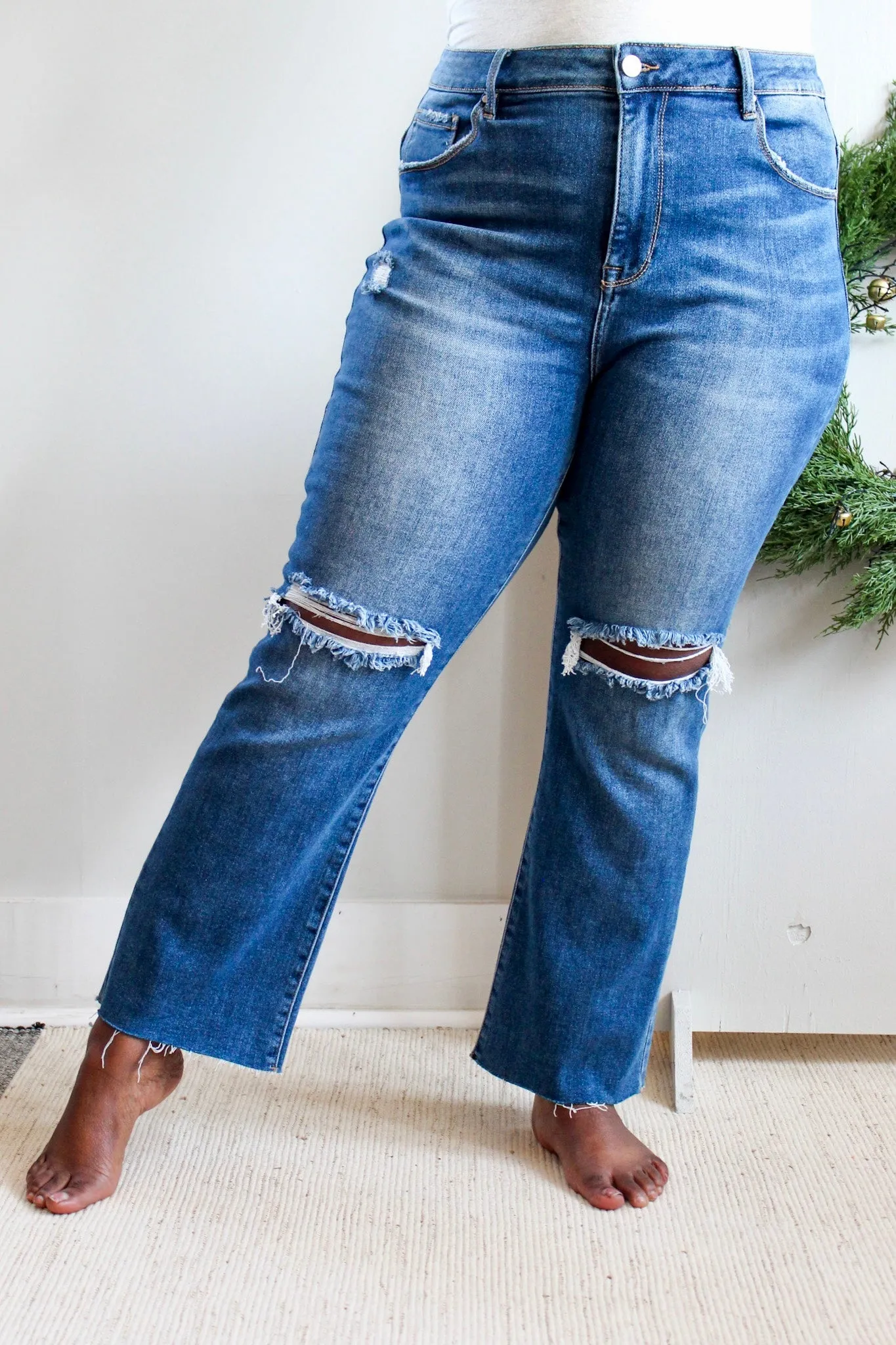 Jolee Slim Straight Jean • Medium Wash - PLUS