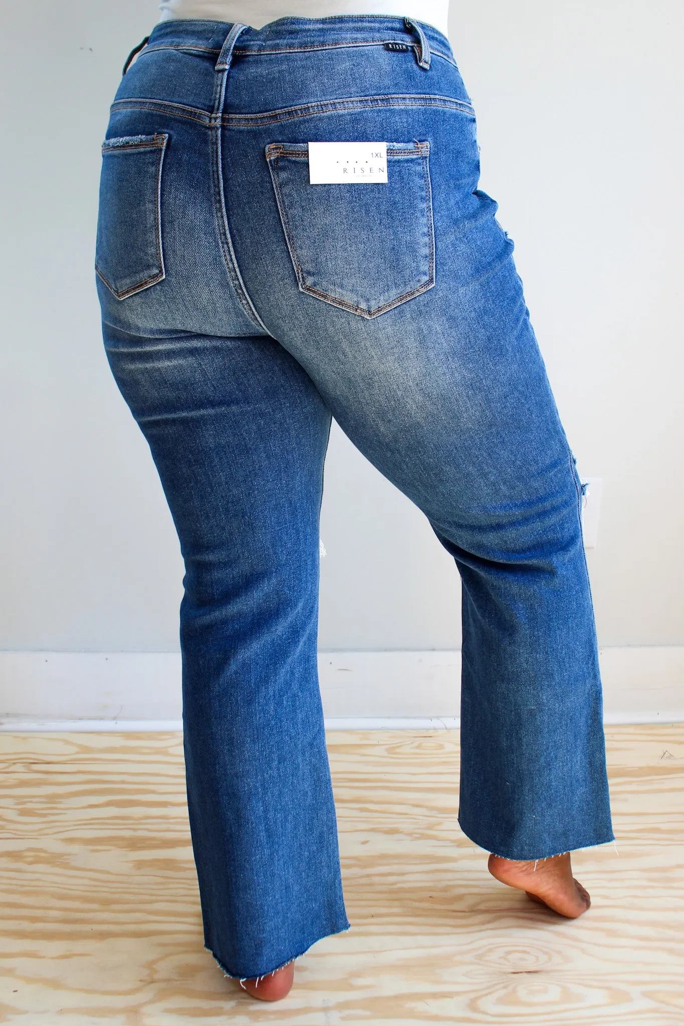 Jolee Slim Straight Jean • Medium Wash - PLUS