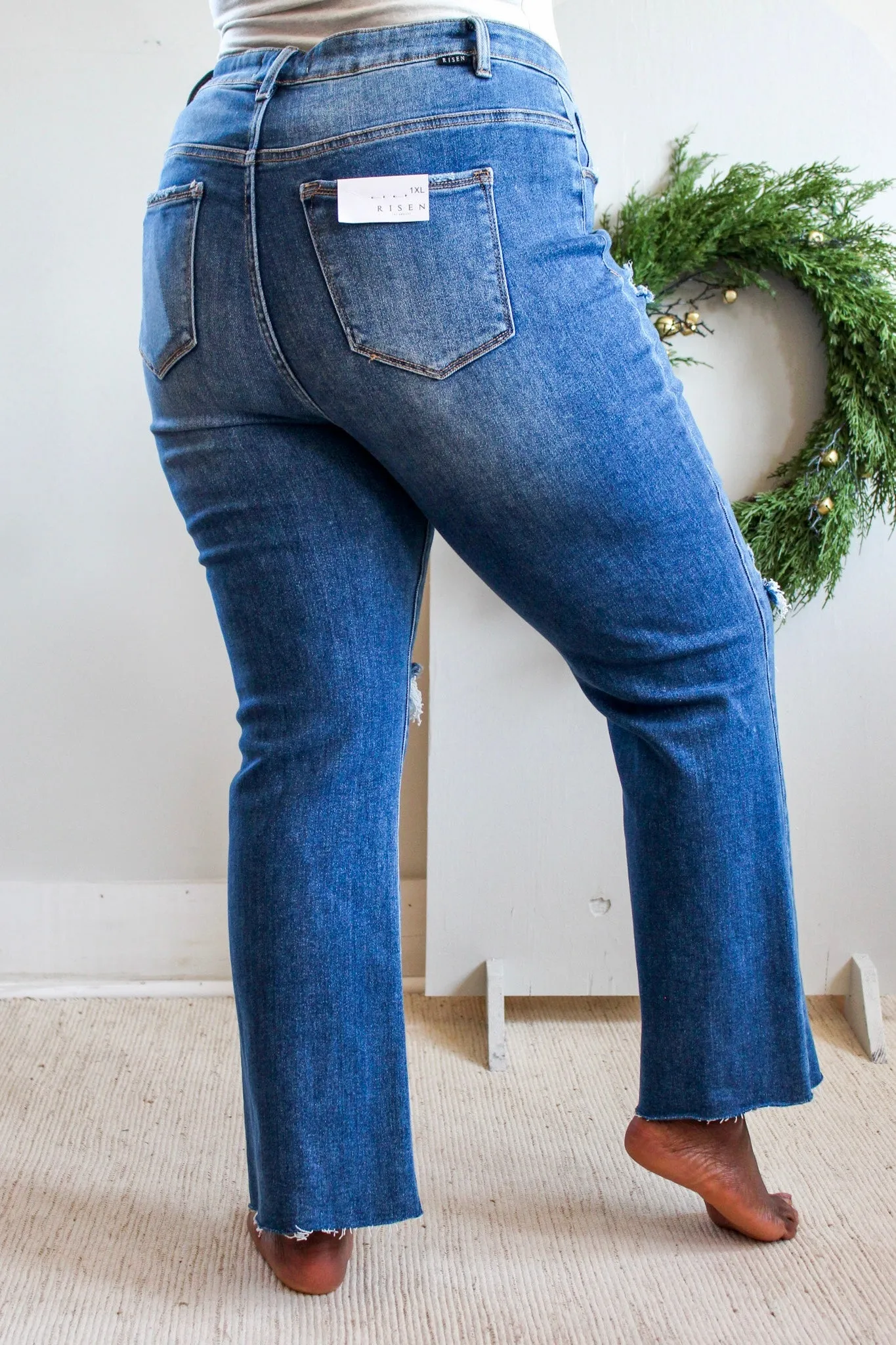Jolee Slim Straight Jean • Medium Wash - PLUS