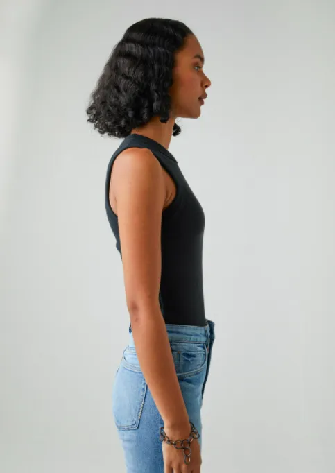 Jonesy Singlet Black