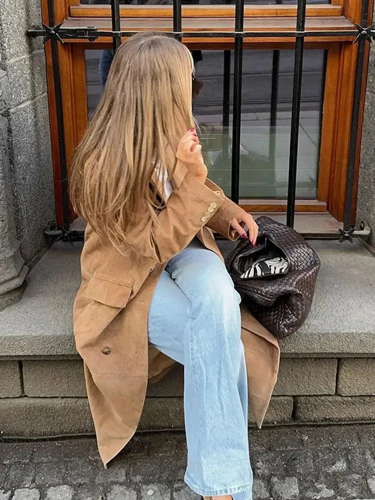 JULIETTE | SUEDE TRENCH COAT