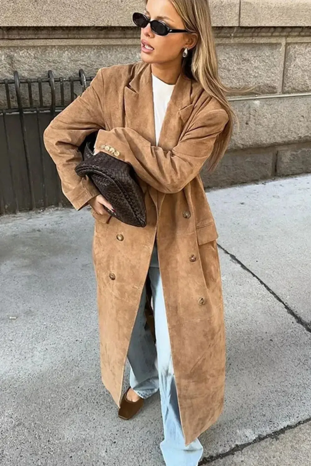 JULIETTE | SUEDE TRENCH COAT
