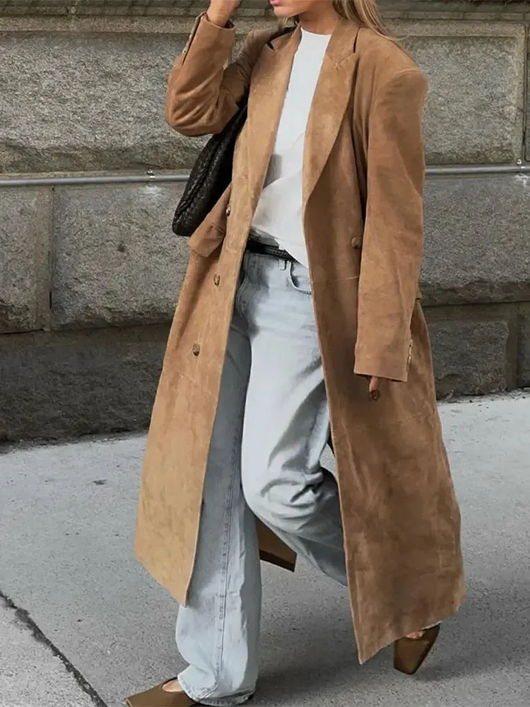 JULIETTE | SUEDE TRENCH COAT