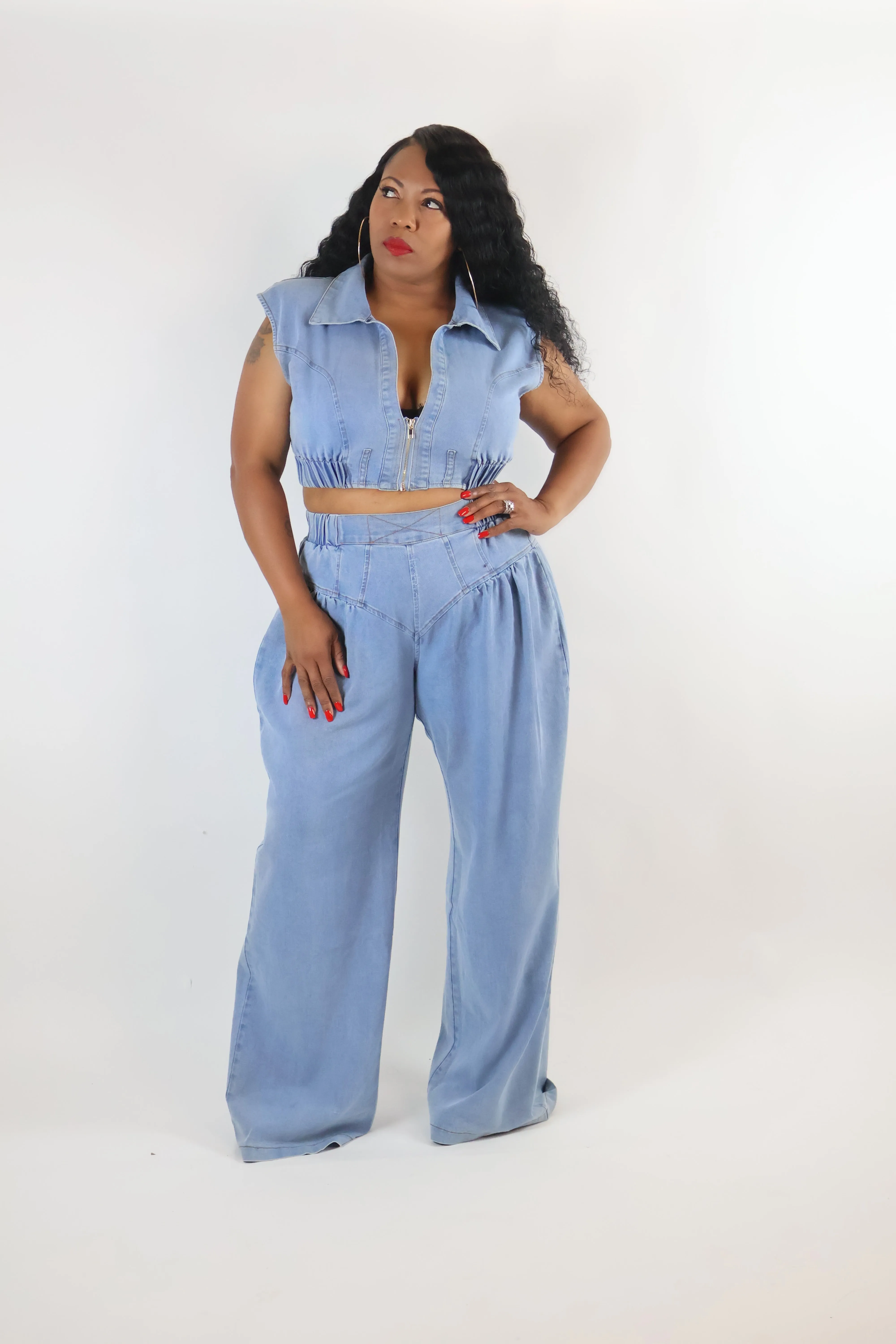 JUST MY TYPE DENIM SET