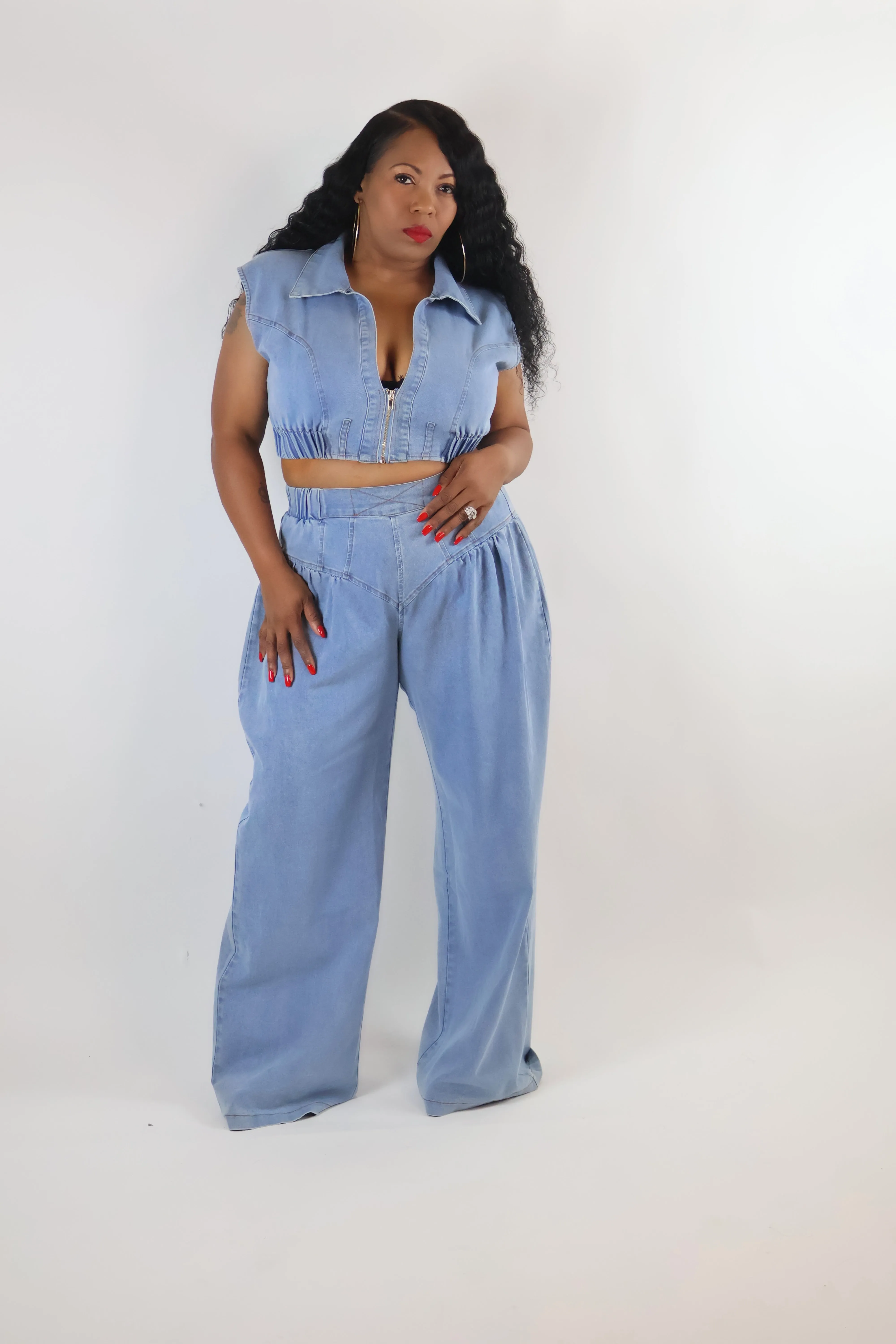 JUST MY TYPE DENIM SET