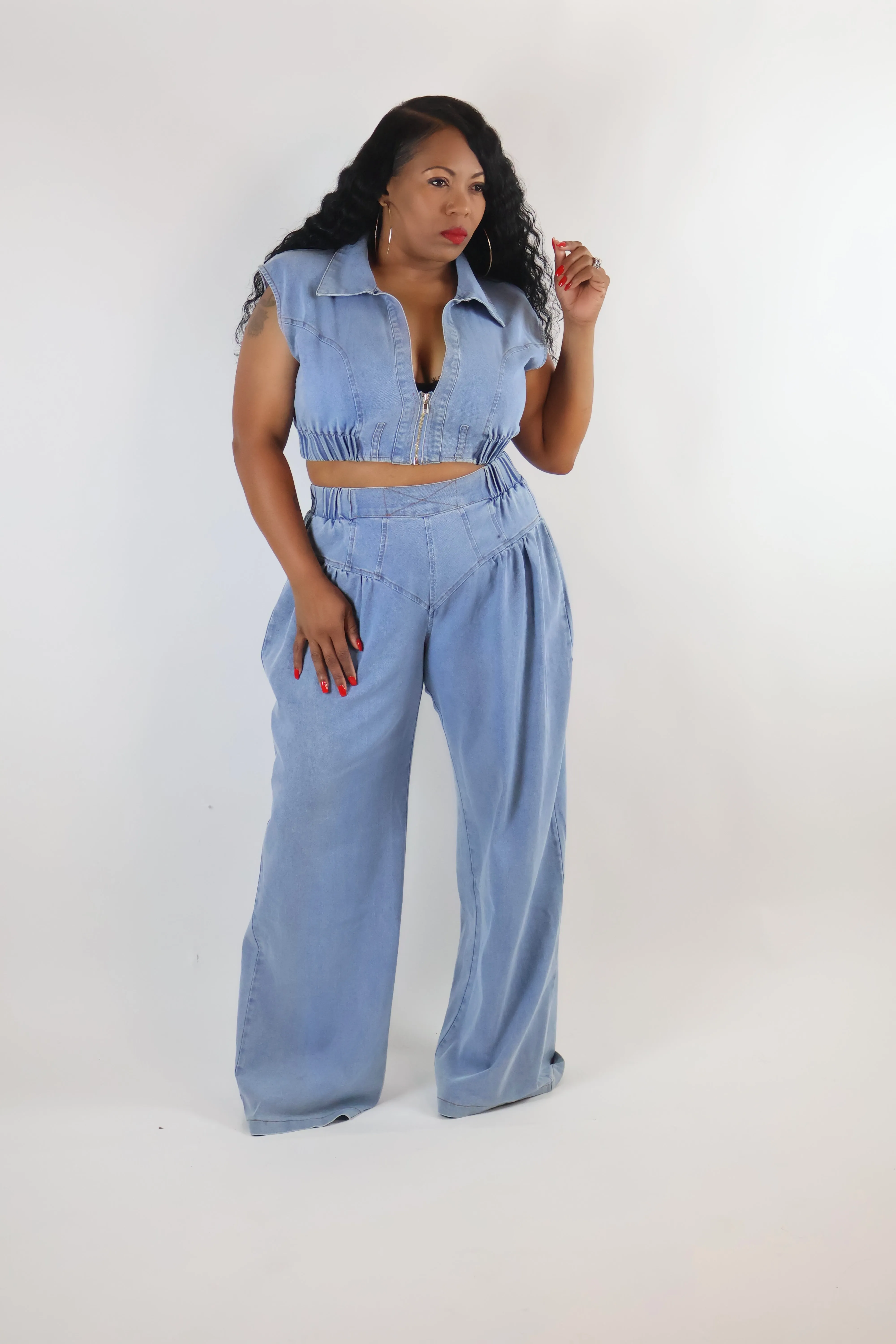 JUST MY TYPE DENIM SET