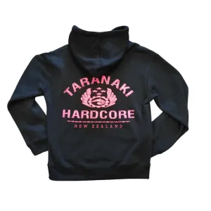 Kids Vintage Hood - Black/Pink